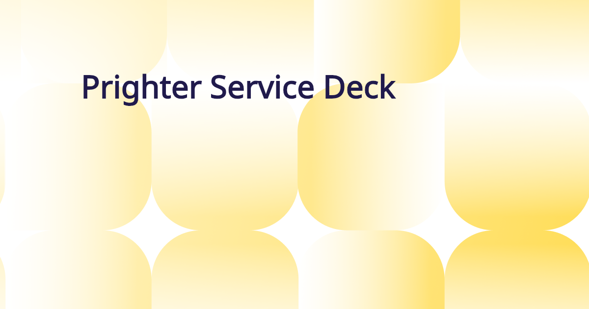 Auto-generated banner for Prighter Service Deck